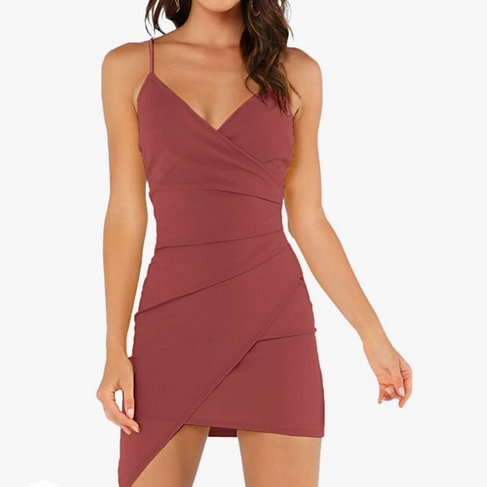 Bodycon Wrap Cami Dress